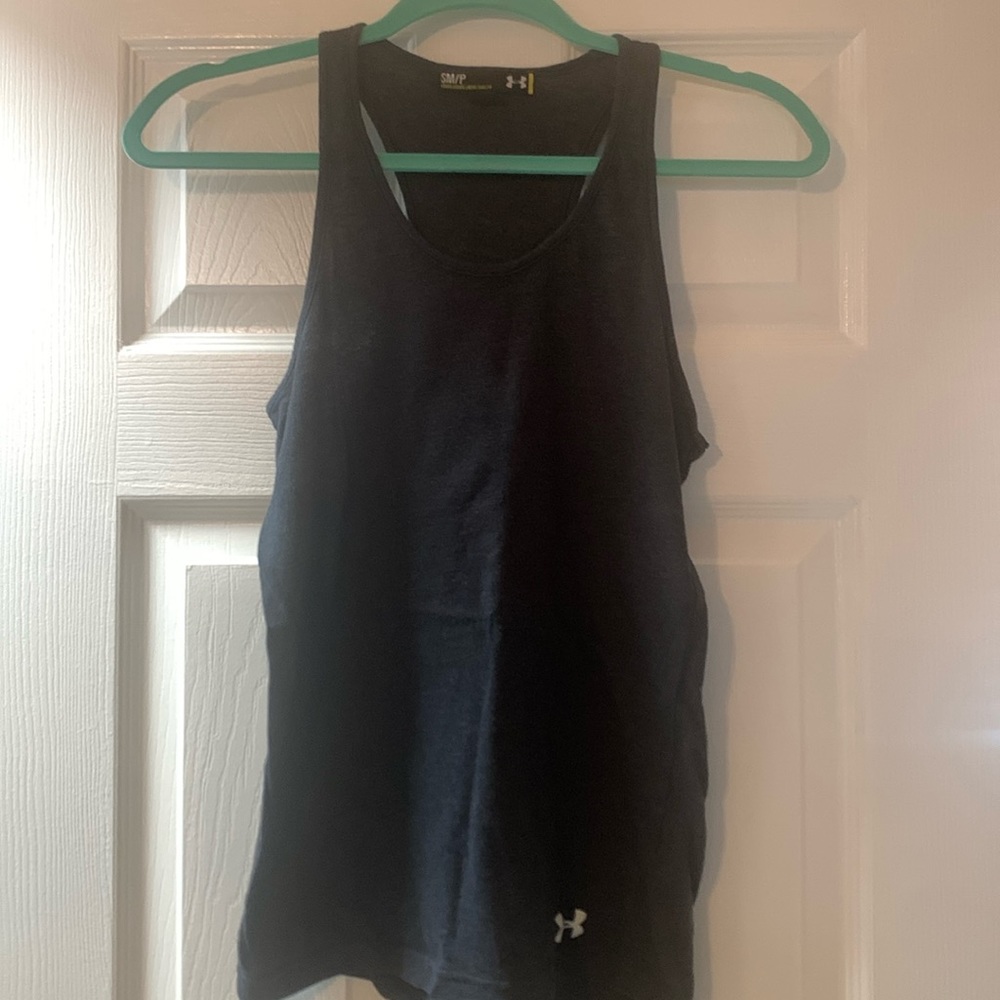 Excellent condition! Like new, Under Armour dark gray tank top